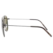 Jaguar 37456 4200 Aviator Black Full Rim Sunglasses For Men (grey Lens)