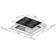 Cm Vetro Ceramic Hob Dream 60