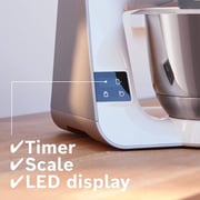 Bosch Kitchen Machine with Built-in Scale, 1000W, White – MUM5XW10GB