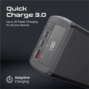 Promate Power Bank 38000mAh Black PowerMine-130W