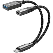 Promate Lightning OTG Media Adapter 16cm Black
