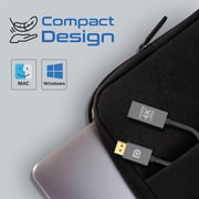 Promate DisplayPort To HDMI Adapter Grey