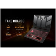 أسوس TUF Gaming A15 FA507RE-HN076W لابتوب للألعاب - Ryzen 7 3.2 جيجا هرتز 16 جيجا بايت 512 جيجا بايت SSD 4 جيجا Win11Home 15.6 بوصة FHD 144 هرتز Jaeger Grey Nvidia GeForce RTX 3050Ti