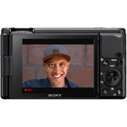 Sony DSCZV1 Digital Vlogging Camera Black + ECMW2BT Wireless Microphone + LCSBDM Soft Carrying Case + SF-G64T Tough Series Memory Card