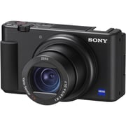 Sony DSCZV1 Digital Vlogging Camera Black + ECMW2BT Wireless Microphone + LCSBDM Soft Carrying Case + SF-G64T Tough Series Memory Card