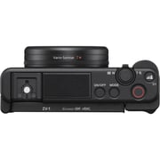 Sony DSCZV1 Digital Vlogging Camera Black + ECMW2BT Wireless Microphone + LCSBDM Soft Carrying Case + SF-G64T Tough Series Memory Card