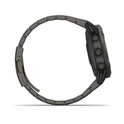 Garmin Fenix 6 Pro Solar Edition Titanium Carbon Gray DLC With Titanium DLC Band 47mm Smartwatch