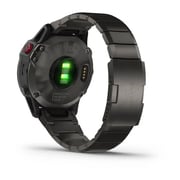 Garmin Fenix 6 Pro Solar Edition Titanium Carbon Gray DLC With Titanium DLC Band 47mm Smartwatch
