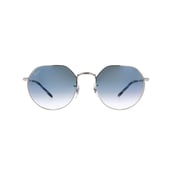 Ray Ban Rb3565 003/3f-size-53 Silver/blue Gradient Lens Irregular Unisex Sunglass