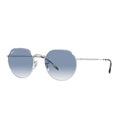 Ray Ban Rb3565 003/3f-size-53 Silver/blue Gradient Lens Irregular Unisex Sunglass