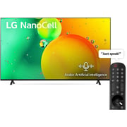 LG NanoCell TV 75 inch NANO79 Series, Cinema Screen Design 4K Active HDR webOS22 with ThinQ AI 75NANO796QA (2022 Model)