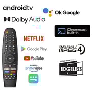 JVC LT-65N7125A 4K UHD Edgeless Smart Television 65inch (2024 Model)