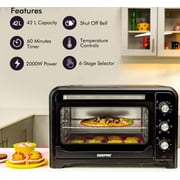 Geepas 42L Oven And Rotisserie Electric Oven 2000W