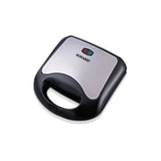 Sonashi 2 Slice Non-stick Grill And Sandwich Maker SGT-853 Black/Silver
