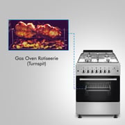 Gratus GGR64FRTE1 Bright Series 60 60 Full Gas Free Standing Cooker Euro Burners