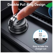 Protect Fast Charging Dual Port Car Charger Black