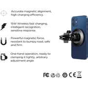 Protect Magnetic Fast Charging Wireless Car Holder Black
