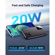 Protect Fast Charging Power Bank 10000mAh Black QP190