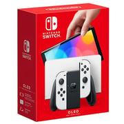 Nintendo Switch OLED 64GB White Middle East Version + Super Mario Bros U Deluxe Game + Starlink