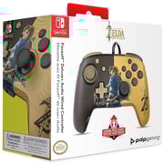 PDP Faceoff Zelda Controller for Nintendo Switch 3m Multicolor