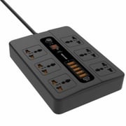 Porodo PDFWCH003BK 12 Port Extension Socket 3000W