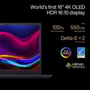 ASUS ProArt StudioBook 16 OLED (2021) Laptop - AMD Ryzen 9-5900HX / 16inch 4K OLED / 32GB RAM / 1TB SSD / 8GB NVIDIA GeForce RTX 3070 Graphics / Windows 11 Home / English & Arabic Keyboard / Black / Middle East Version - [H5600QR-OLED0R9W]