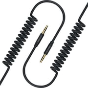 Totulife Spring Aux Cable 1.5m Black