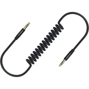 Totulife Spring Aux Cable 1.5m Black