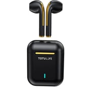 Totulife T-TWSSPRKBK Sparkle Series True Wireless Earbuds Black