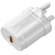 Cellairis Wall Charger With 3-in-1 Cable Black