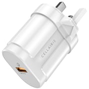 Cellairis Wall Charger With 3-in-1 Cable Black