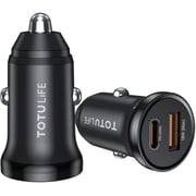 Totulife Mini Car Charger Black