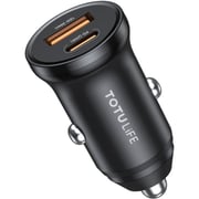 Totulife Mini Car Charger Black