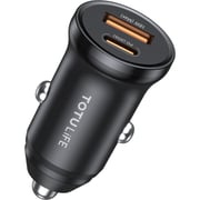 Totulife Mini Car Charger Black
