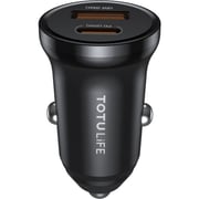 Totulife Mini Car Charger Black