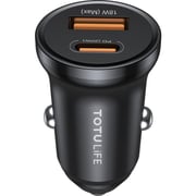 Totulife Mini Car Charger Black