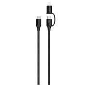 Cellairis 2-in-1 USB Cable 1m Black