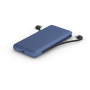 Belkin BPB006BTBLU Power Bank W/Integrated Cables Blue