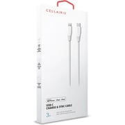 Cellairis Premium Lightning To USB-C Cable 0.9m White