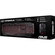 Asus Cerberus Gaming Keyboard And Mouse Combo - Cerberus Combo, Black