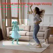 سويتش بوت W1301200 Security داخلي كاميرا كشف الحركة للرؤية الليلية 1080p ، 24/7 ، عدسة بزاوية عريضة 130 درجة - أبيض