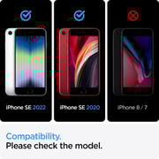 Spigen Tough Armor Designed For Iphone Se 3 Case Cover (2022) / Iphone Se Case (2020) With Extreme Impact Foam - Navy Blue