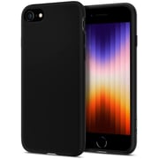 Spigen Liquid Crystal Designed For Iphone Se 3 Case Cover (2022) / Iphone Se Case (2020) / Iphone 8 Case/iphone 7 Case - Matte Black