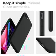 Spigen Liquid Crystal Designed For Iphone Se 3 Case Cover (2022) / Iphone Se Case (2020) / Iphone 8 Case/iphone 7 Case - Matte Black