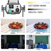 Gvm Sd200d Bi-color Led Video Spotlight