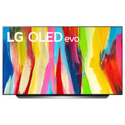 تلفزيون LG OLED evo TV 48 بوصة من سلسلة C2 ، تصميم شاشة سينمائي 4K Cinema HDR webOS22 مع تقنية ThinQ AI Pixel Dimming - OLED48C26LA