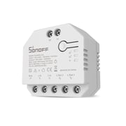 Sonoff DUALR3 Lite Dual Relay 2 Way Smart DIY Switch with External Switch Control White
