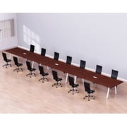 Bentuk 139-60 14 Seater Apple Cherry Conference-meeting Table