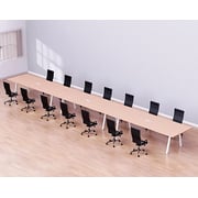Bentuk 13960 14 Seater Oak Conference Meeting Table