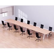 Bentuk 13948 12 Seater Oak Conference Meeting Table